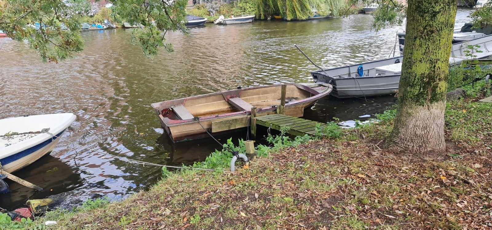 boot sloep vlet grachtenboot, onderdelen of opknappen, Watersport en Boten, Ophalen, Gebruikt, Overige typen, Motorboot