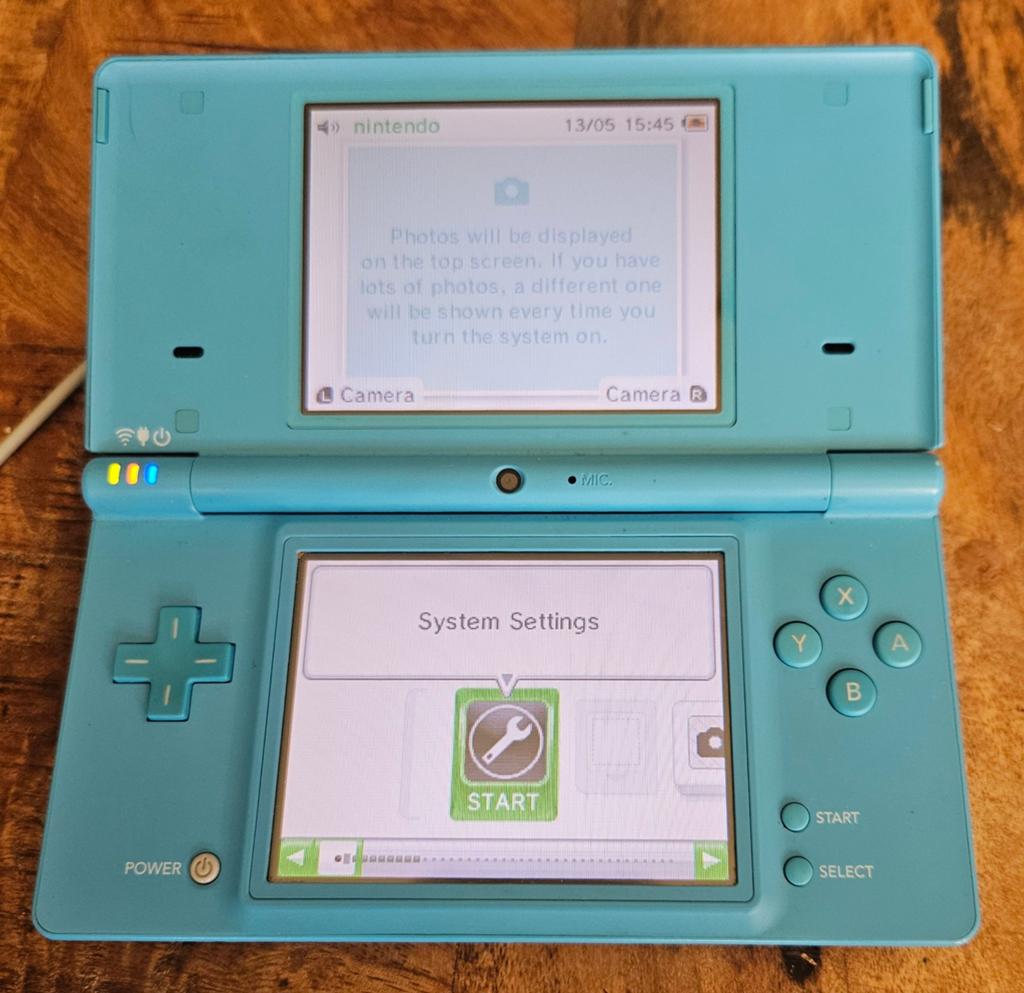 Nintendo DSi Ice Blue - Werkend - met Handleiding & Hoesje, Ophalen of Verzenden, Gebruikt, Blauw, Dsi