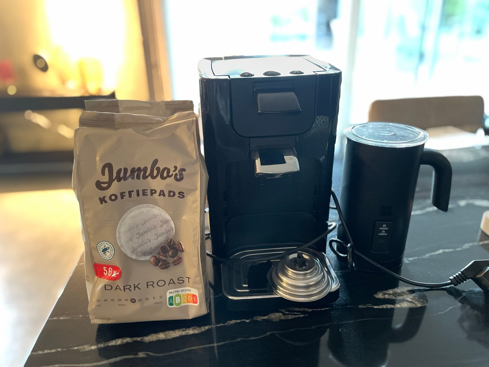 Philips Senseo quadrante Koffiepadapp. met Melkopschuimer, Koffiepads en cups, Gebruikt, Koffiemachine, Ophalen of Verzenden
