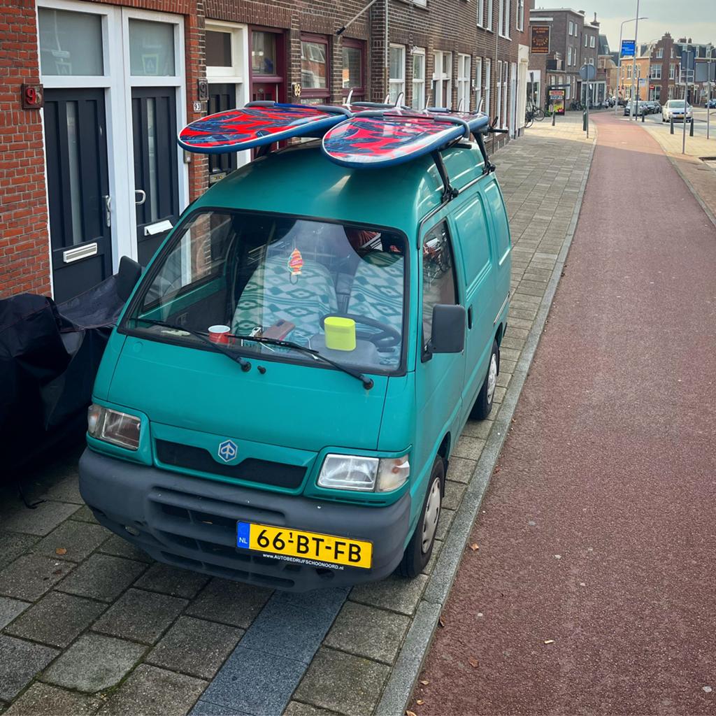 Piaggio Porter 1.4 D VAN 2005, mini camper busje, Auto's, Bestelauto's, Piaggio, 4 cilinders, 400 kg, Origineel Nederlands