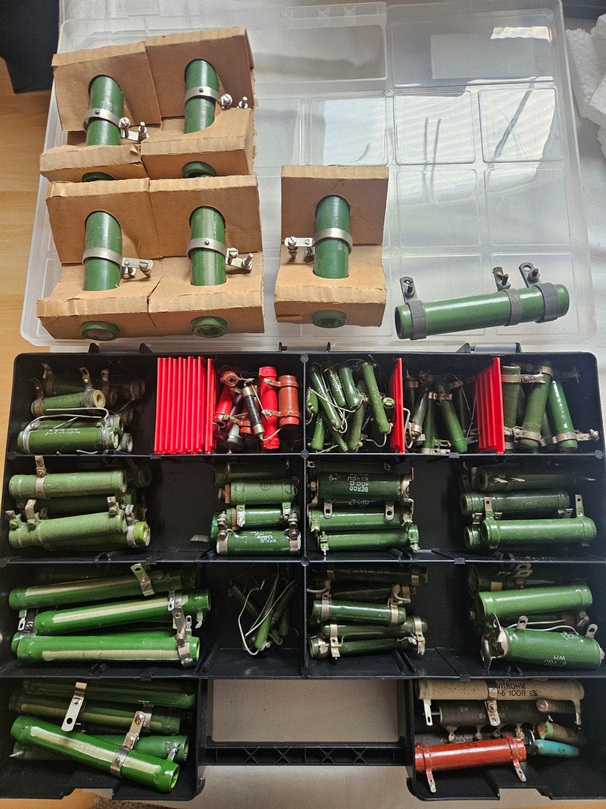 Vintage Draadgewonden Vermogensweerstanden (NOS & Gebruikt), Ophalen of Verzenden, Nieuw