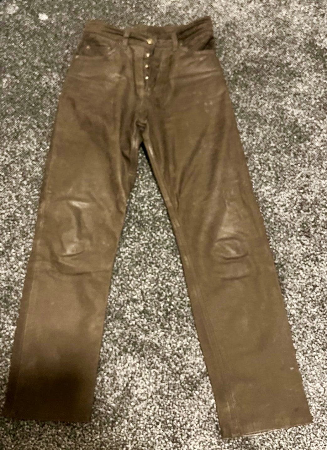 Leren broek Oktoberfeest, Ophalen of Verzenden, Zo goed als nieuw, Maat 42/44 (L), Carnaval