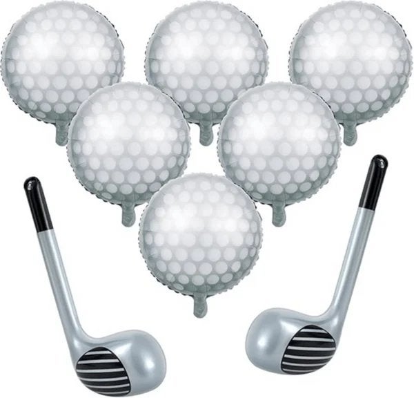 Golf folie ballonnen set Kampioen 4-delig, Overige merken, Overige typen, Nieuw, Ophalen of Verzenden