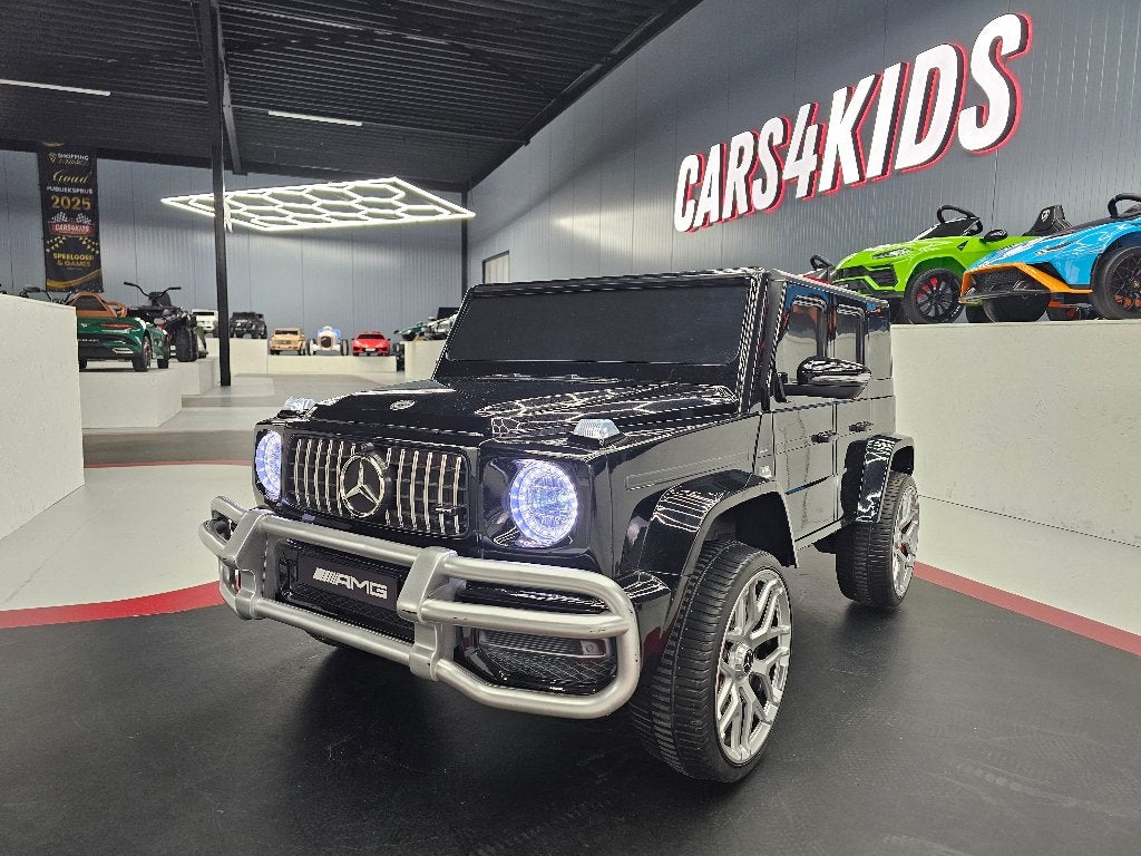 Kinderauto Mercedes G63 - 24 volt - leren zit - 2 persoons, Ophalen of Verzenden, Nieuw, Afstandsbediening