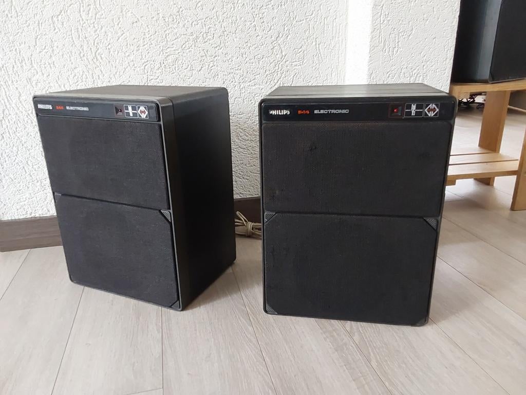 Philips MFB544  Electronic Luidsprekers - Vintage Set, Ophalen, Gebruikt, Minder dan 60 watt, Philips