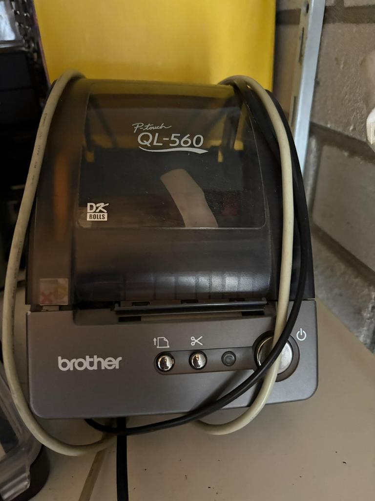 Brother labelprinter in hoe staat, Computers en Software, Labelprinters, Ophalen of Verzenden, Zo goed als nieuw