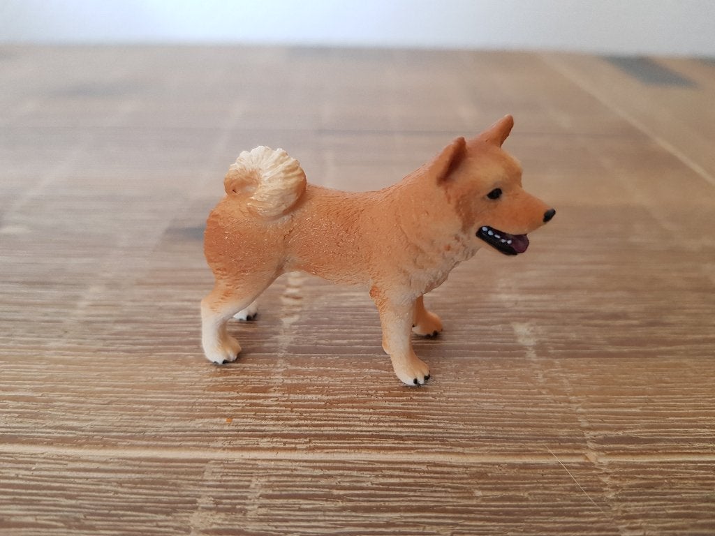 Schleich 42479 moeder hond uit set Sheba Inu met puppie, Verzamelen, Ophalen of Verzenden, Zo goed als nieuw
