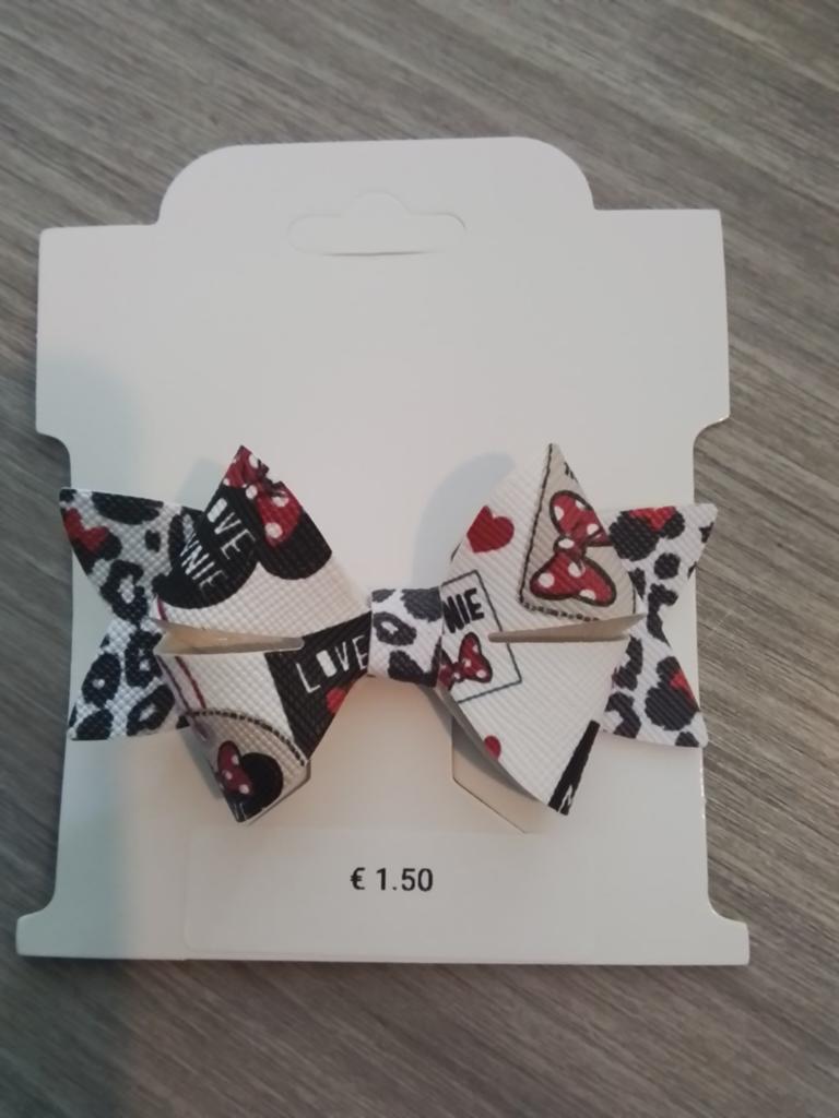 Nieuw handgemaakt Minnie Mouse haarstrikje, Ophalen of Verzenden, Nieuw, Minnie Mouse