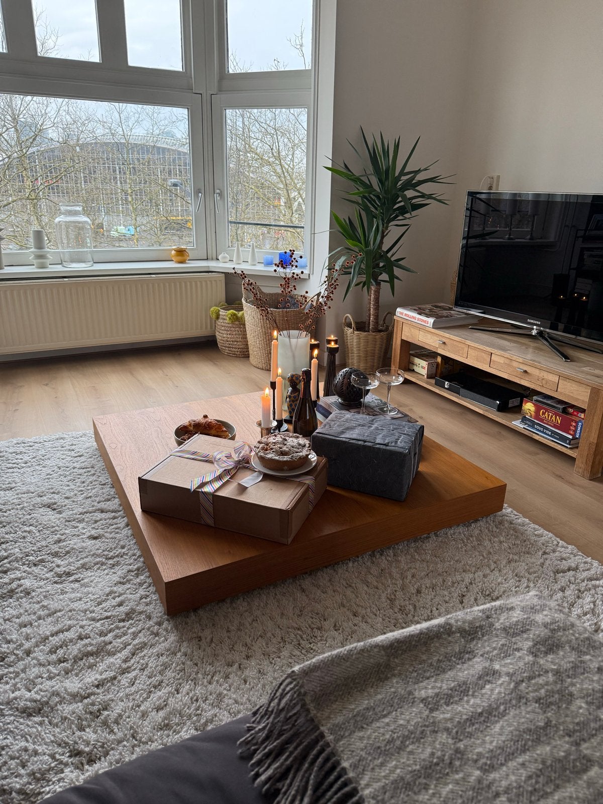 Japanse zwevende salontafel, Ophalen, Gebruikt, Vierkant, Minder dan 50 cm