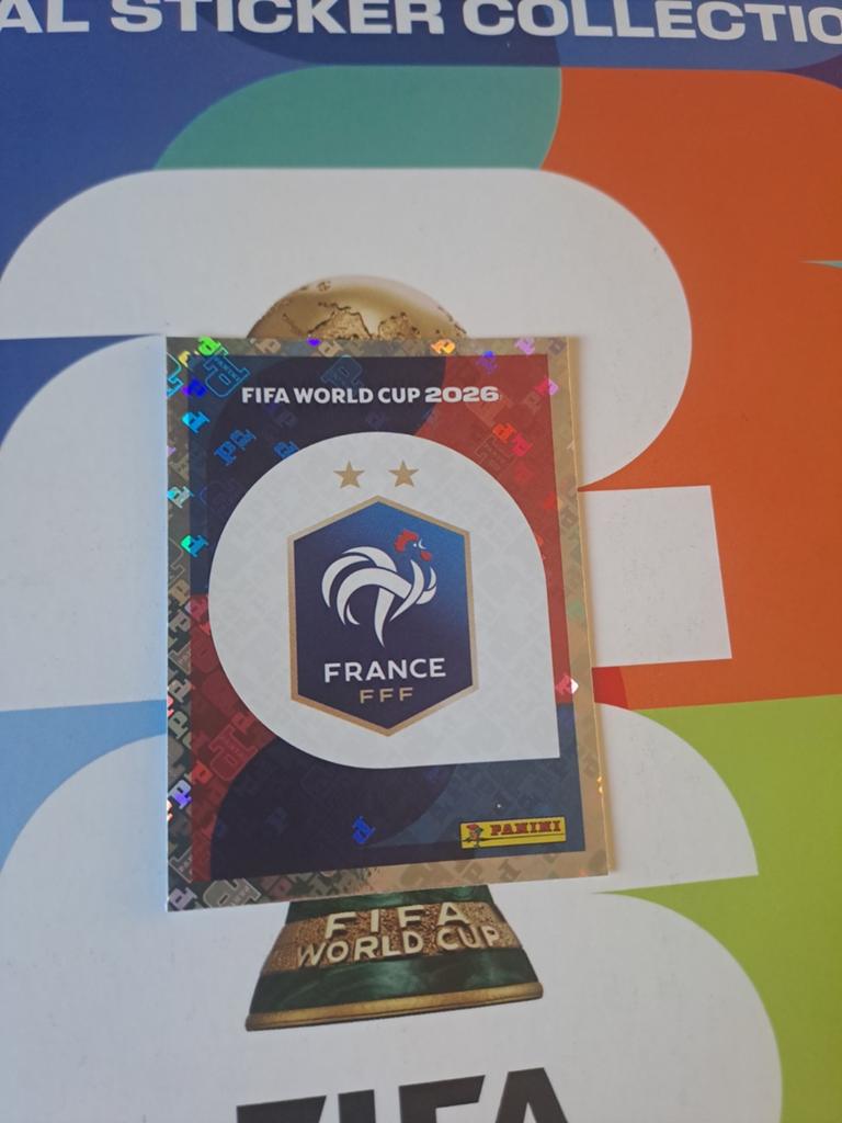 WK2026 Panini Frankrijk logo, Ophalen of Verzenden, Zo goed als nieuw, Plaatje