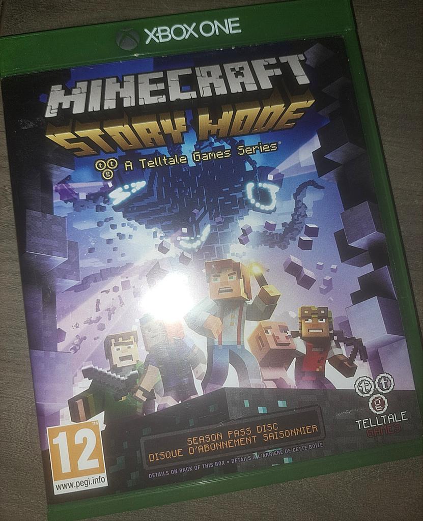 Minecraft story mode xbox one z.g.a.n., Avontuur en Actie, 1 speler, Ophalen of Verzenden, Zo goed als nieuw