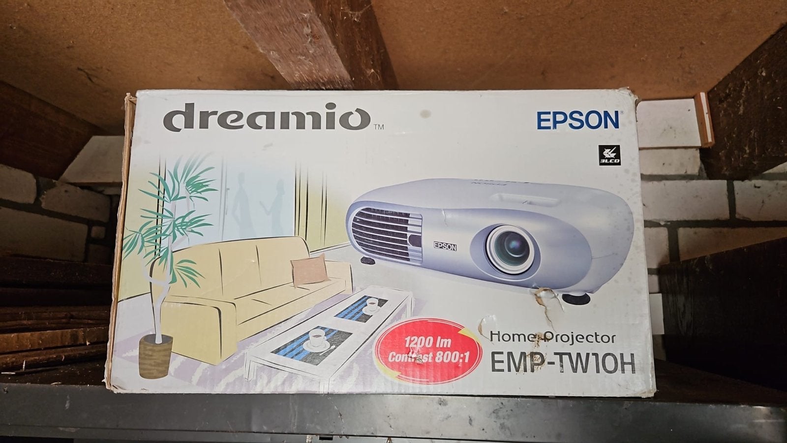 Epson Dreamio EMP-TW10H Home Projector, Ophalen of Verzenden, Gebruikt, Overige technologieën, Overige resoluties
