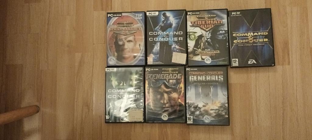 7 x Command & Conquer, Gebruikt, 1 speler, Ophalen of Verzenden, Strategie en Constructie