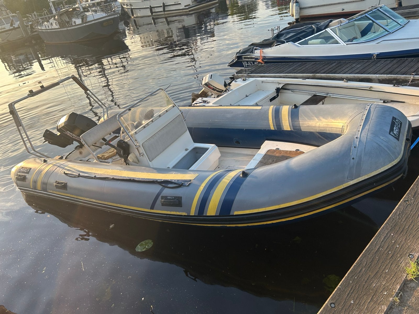 Rib met Mercury 40pk, Watersport en Boten, 5 m, 40 pk, Mercury, Ophalen
