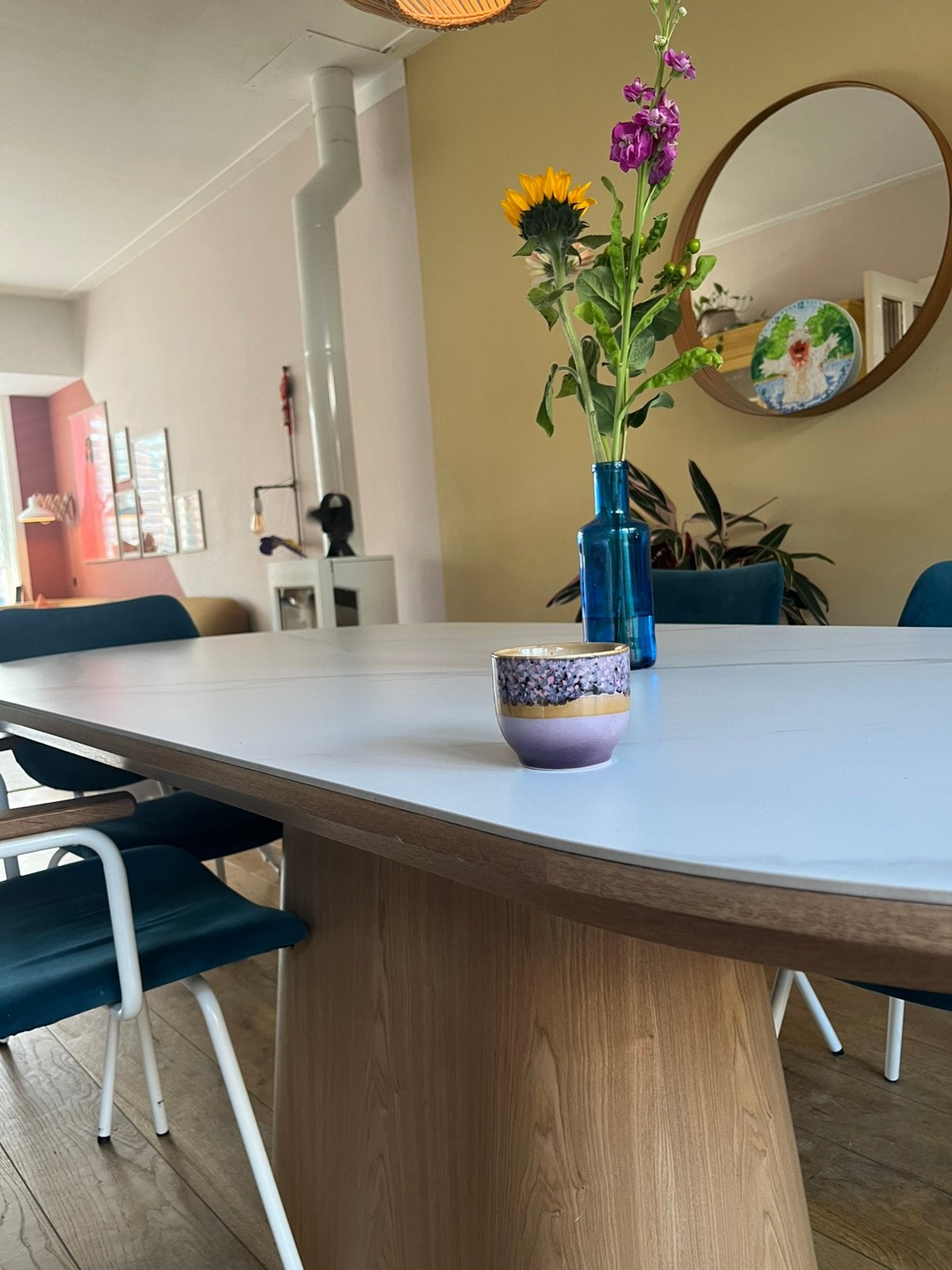 House craft living eettafel, Huis en Inrichting, Tafels | Eettafels, Ophalen, Gebruikt, 200 cm of meer, Scandinavisch