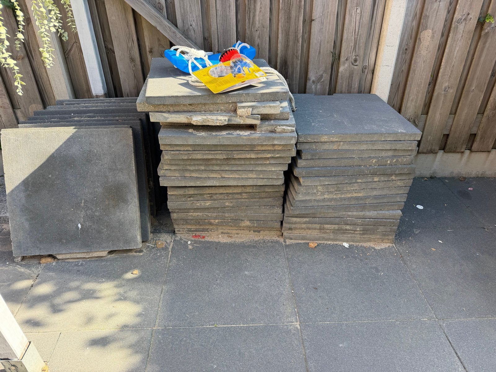 Tegels gratis ophalen, Tuin en Terras, Ophalen