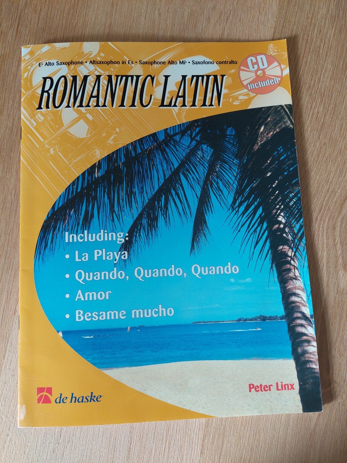 Romantic Latin Altsaxofoon Bladmuziek met CD (10 Nummers), Muziek en Instrumenten, Latin en Salsa, Saxofoon, Ophalen of Verzenden