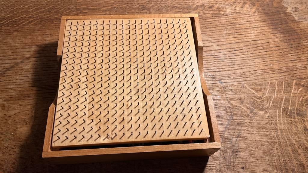 Kralenplank met map kraak de codes, Kinderen en Baby's, Ophalen, Zo goed als nieuw, Overige typen