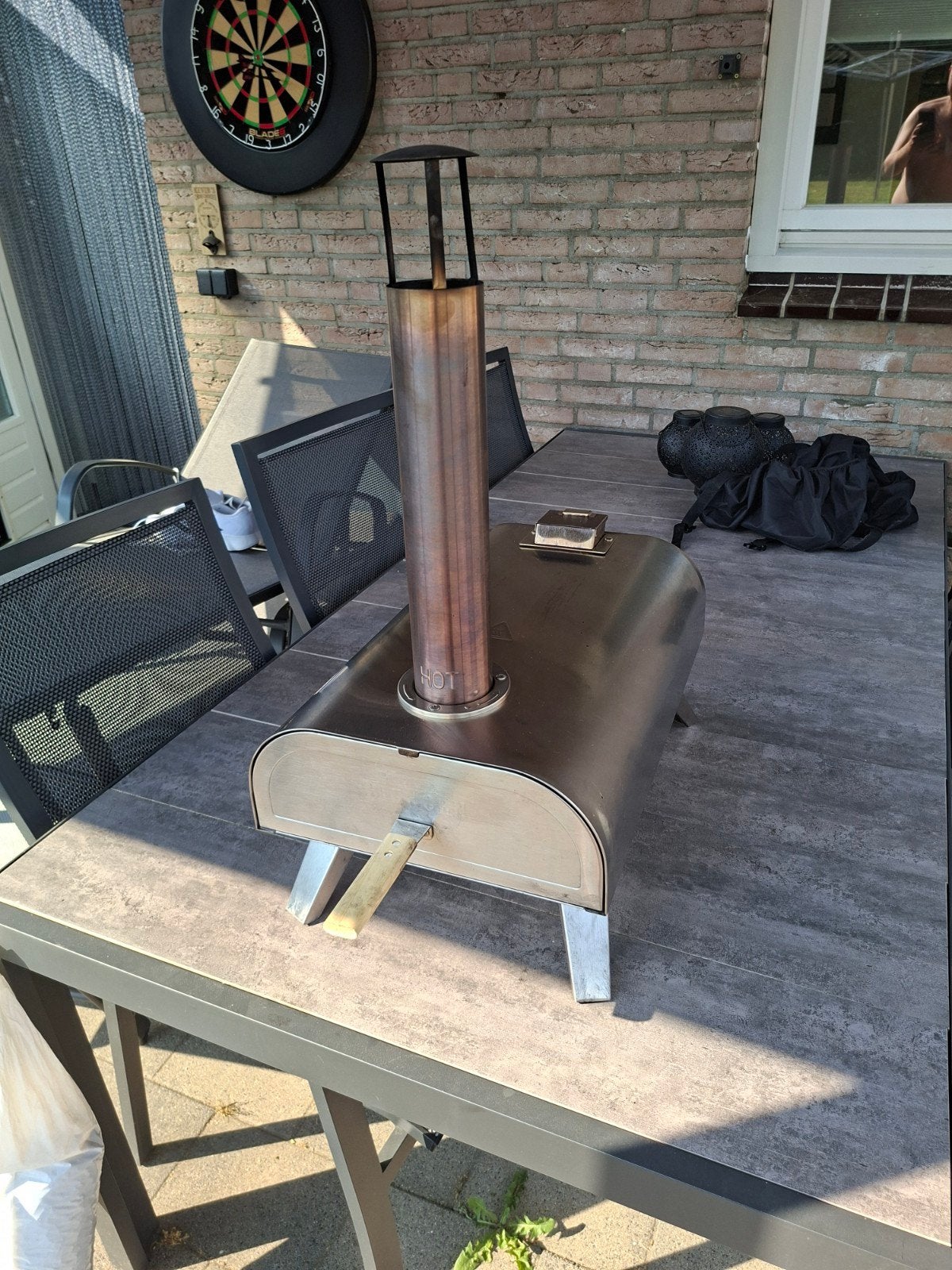 Bighorn Houtpellet Pizza Oven, Ophalen, Gebruikt, Bighorn