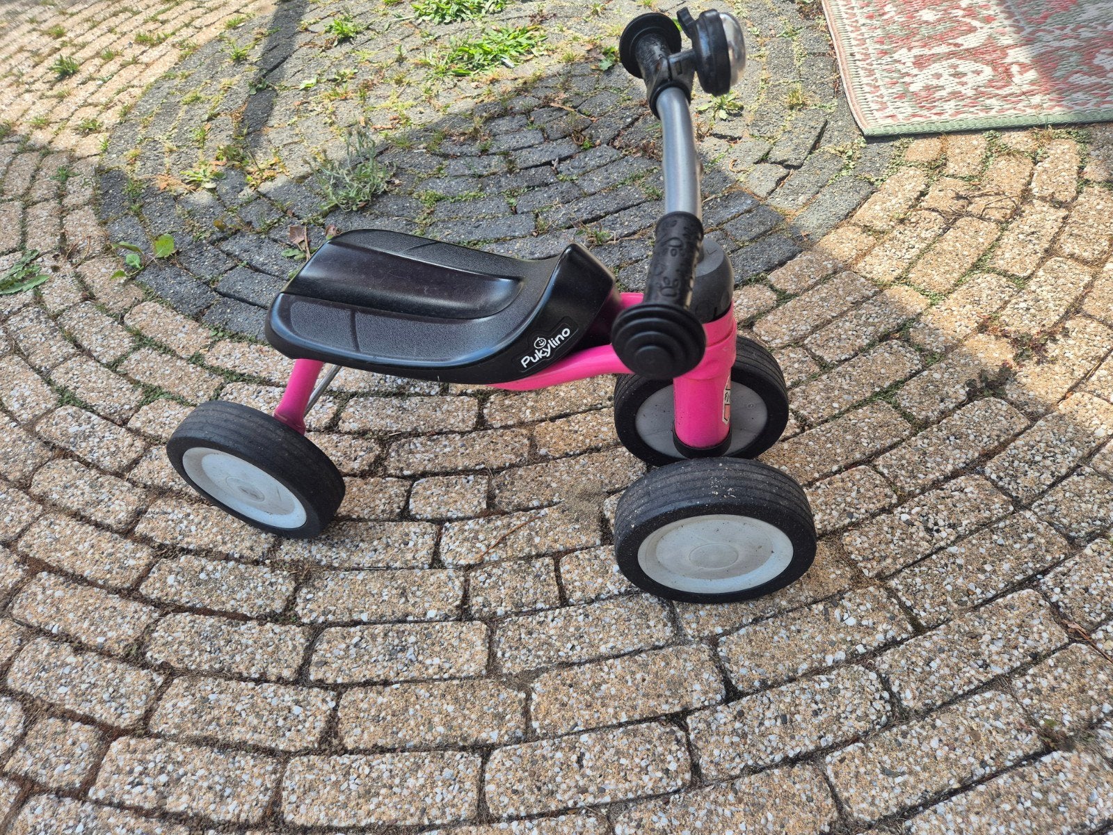 Puky Pukylino loopfiets roze/zwart, Ophalen of Verzenden, Gebruikt, Loopfiets