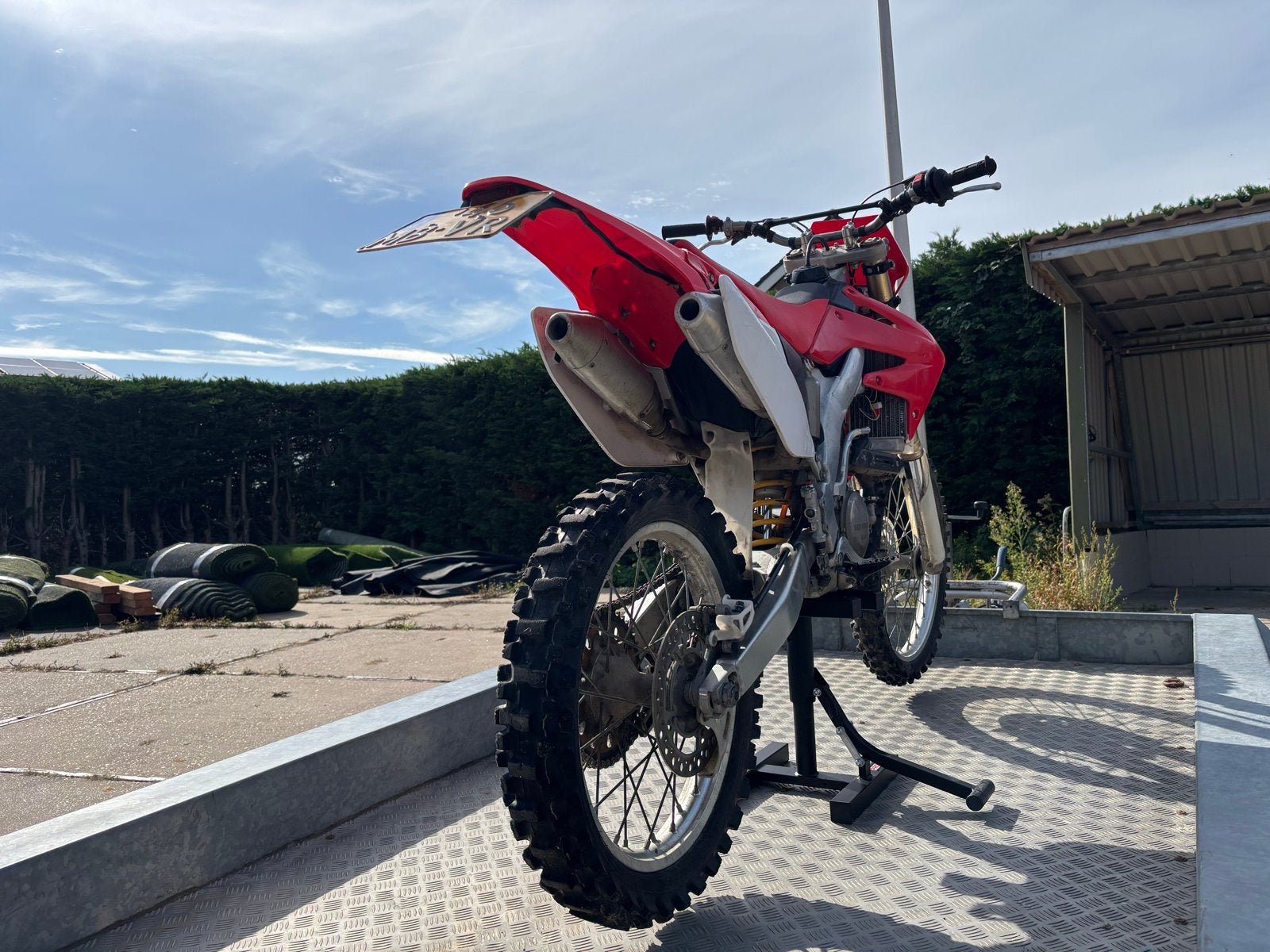 Honda CRF250R Crossmotor op kenteken - Bouwjaar 2007, Motoren, Gebruikt, Particulier, Crossmotor, Meer dan 35 kW