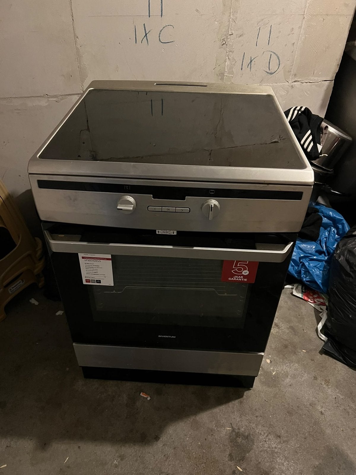 Inventum Nieuwe oven, Ophalen of Verzenden, Nieuw, Vrijstaand, Oven