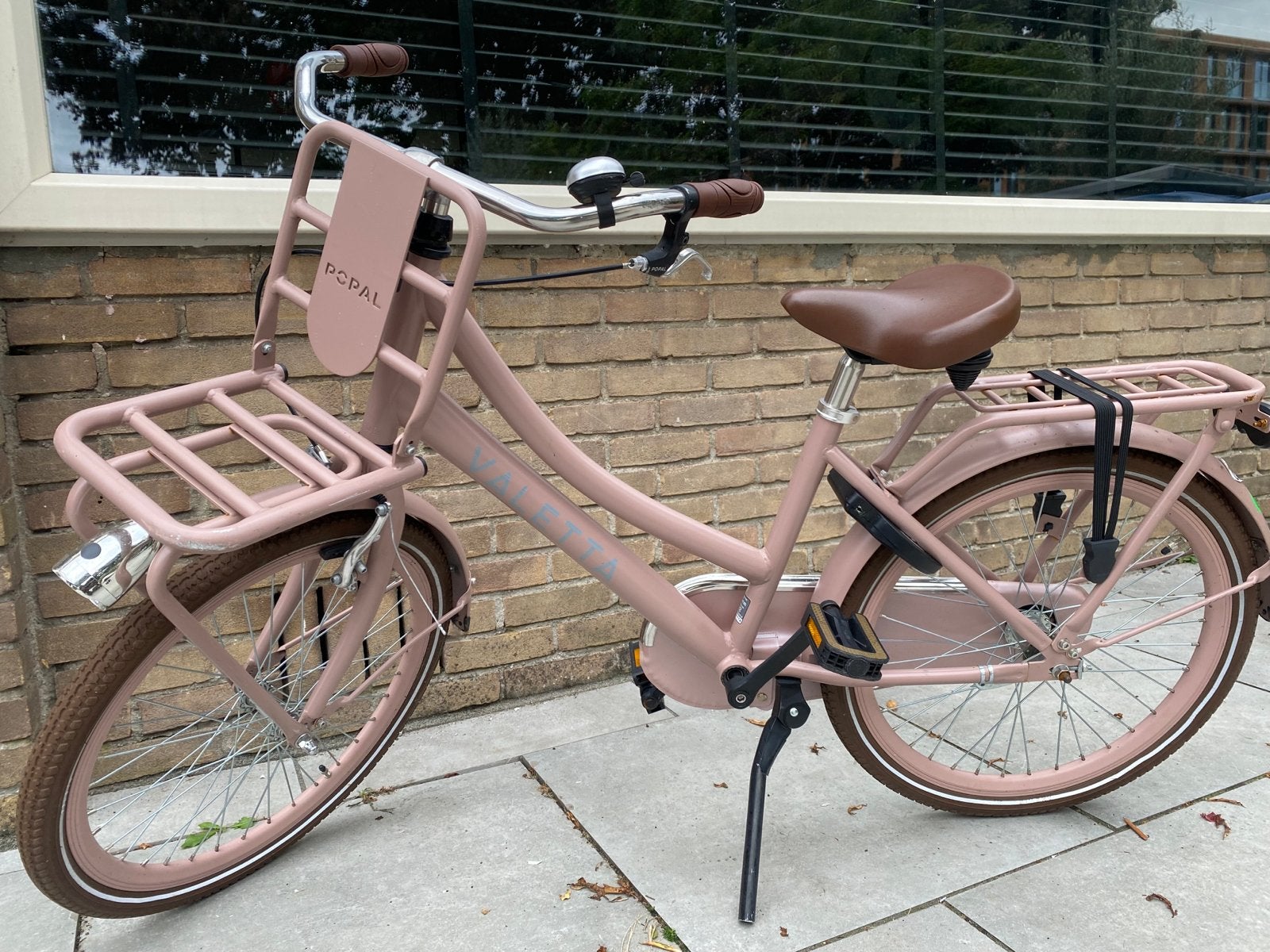 Popal Valetta Meisjesfiets 22 inch - Roze, Gebruikt, Velgrem, Minder dan 47 cm, Ophalen