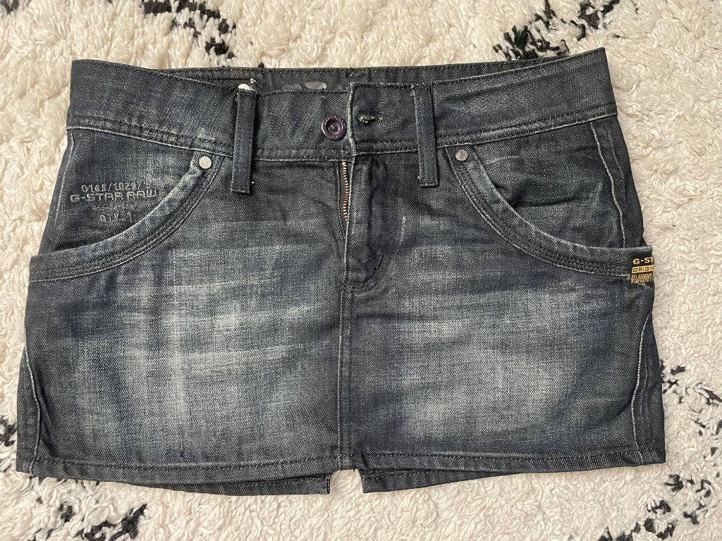 Spijkerrok/ minirok van G-Star mt 28, Blauw, Nieuw, Ophalen of Verzenden, Maat 36 (S)