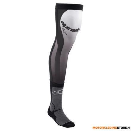 Alpinestars Knee Brace Sokken, Zwart-Wit, Motoren, Ophalen of Verzenden, Nieuw met kaartje