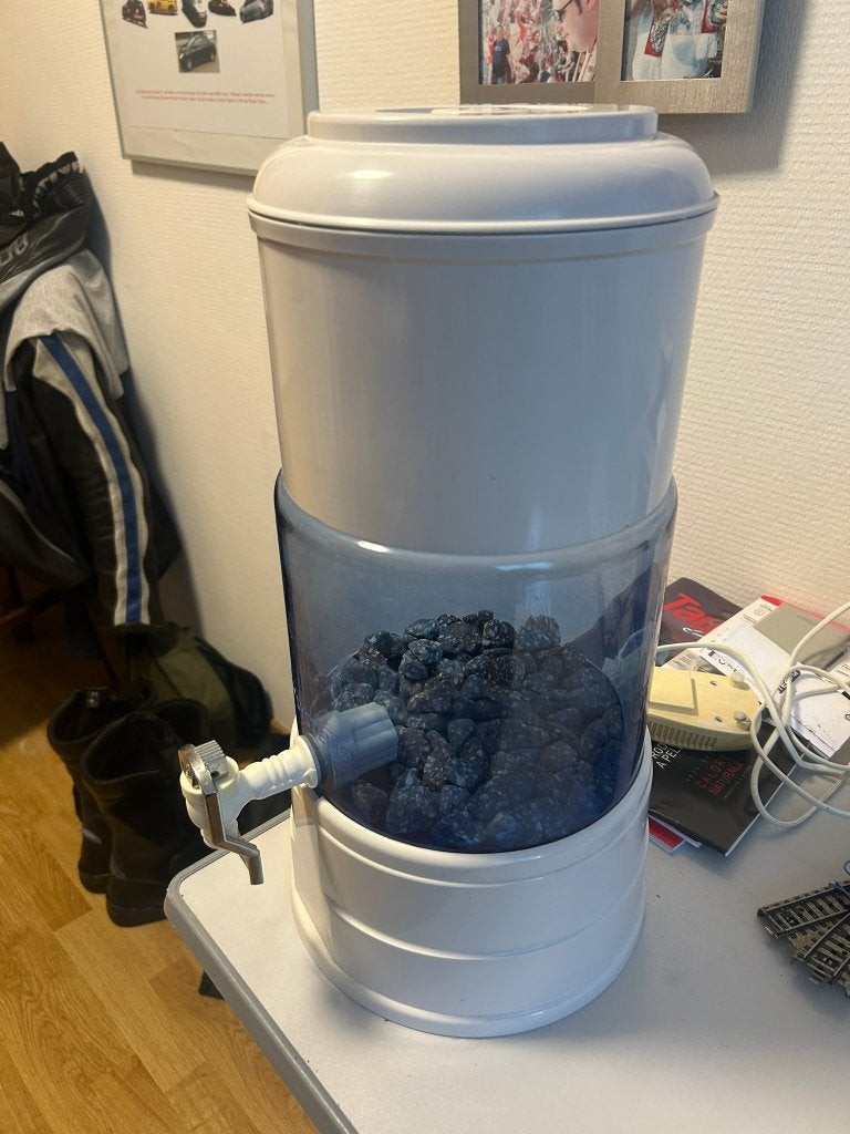 waterfilter systeem, Ophalen of Verzenden, Zo goed als nieuw, Glas, Wit