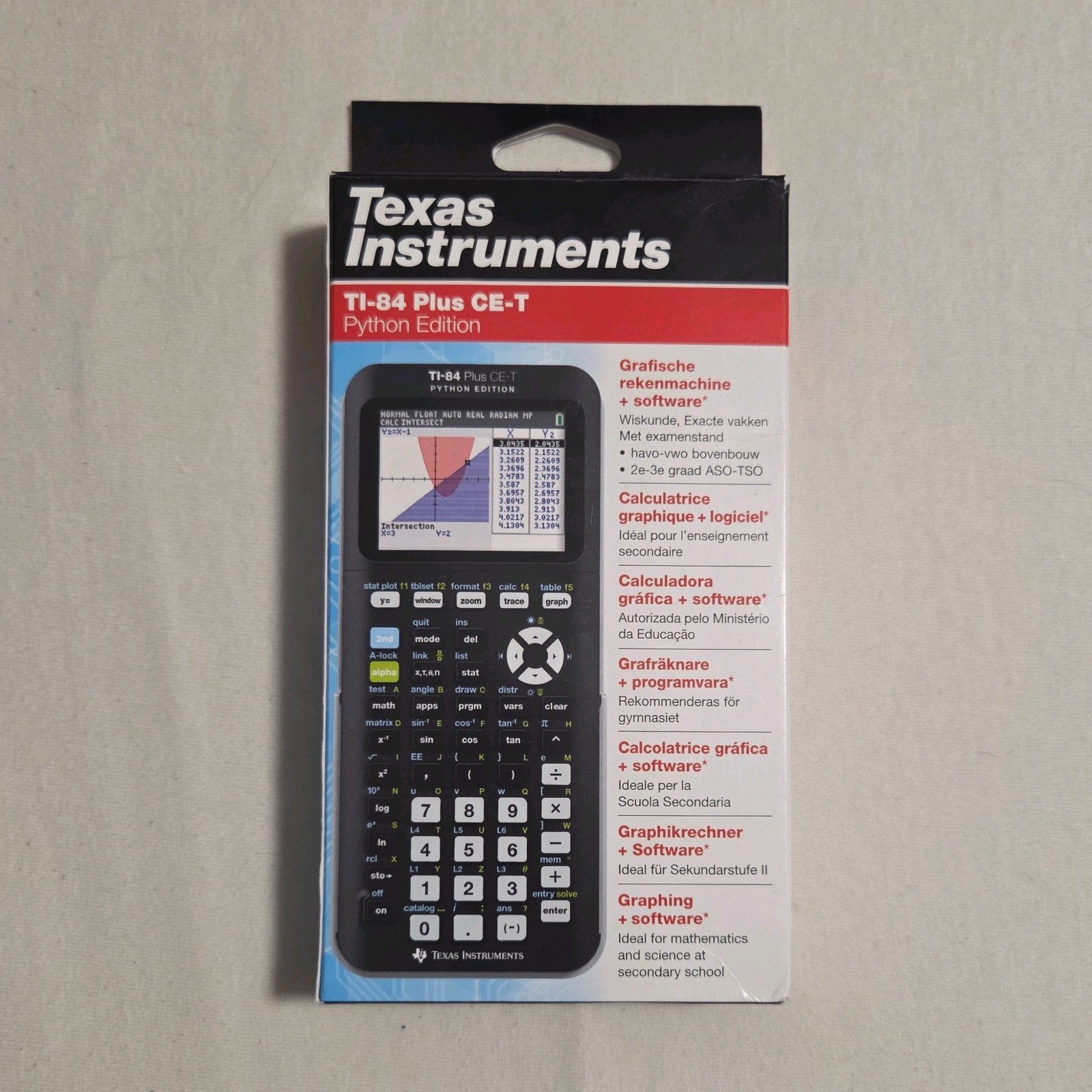 Texas Instruments TI-84 Plus CE-T Grafische rekenmachine, Ophalen of Verzenden, Grafische rekenmachine, Zo goed als nieuw