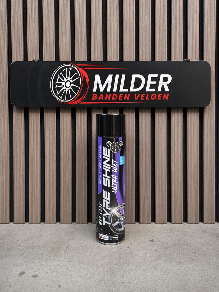 5IN1 ULTRA WET TYRE SHINE – BANDENZWART, Ophalen of Verzenden, Milder Banden en Velgen, Milderzakelijk@gmail.com, Industrieweg Oost 5b9