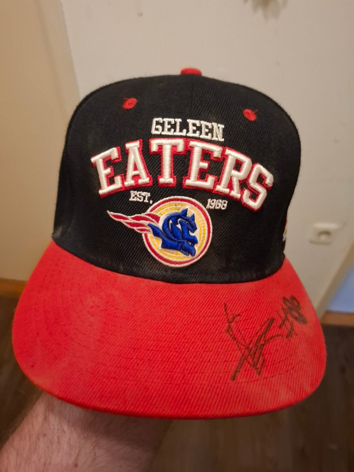 Geleen Eaters Snapback Pet - Zwart/Rood, Pet, Gedragen, Geleen Eaters, One size fits all