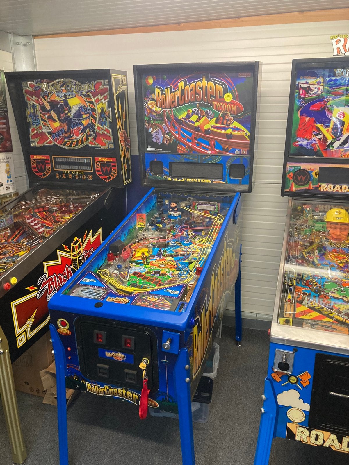 Prachtige Rollercoaster Tycoon flipperkast, Verzamelen, Automaten | Flipperkasten, Ophalen, Zo goed als nieuw, Flipperkast
