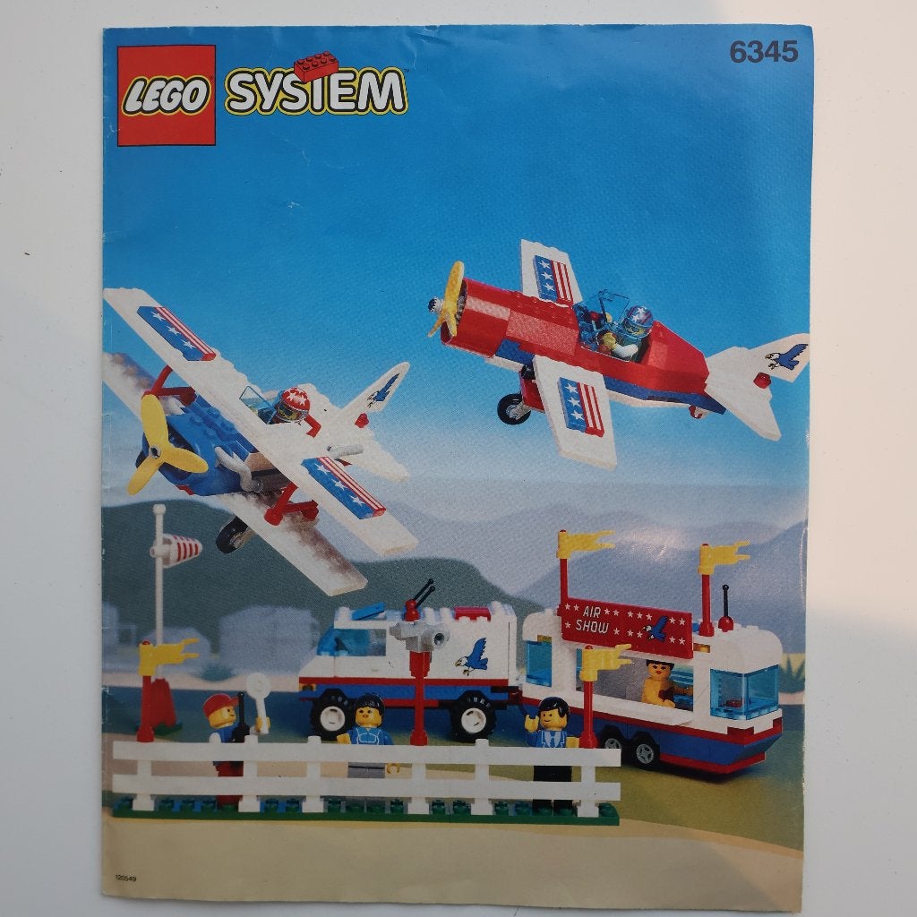 Lego Classic Town Airport 6345 Aerial Acrobats, Gebruikt, Overige thema's, Lego, Ophalen of Verzenden