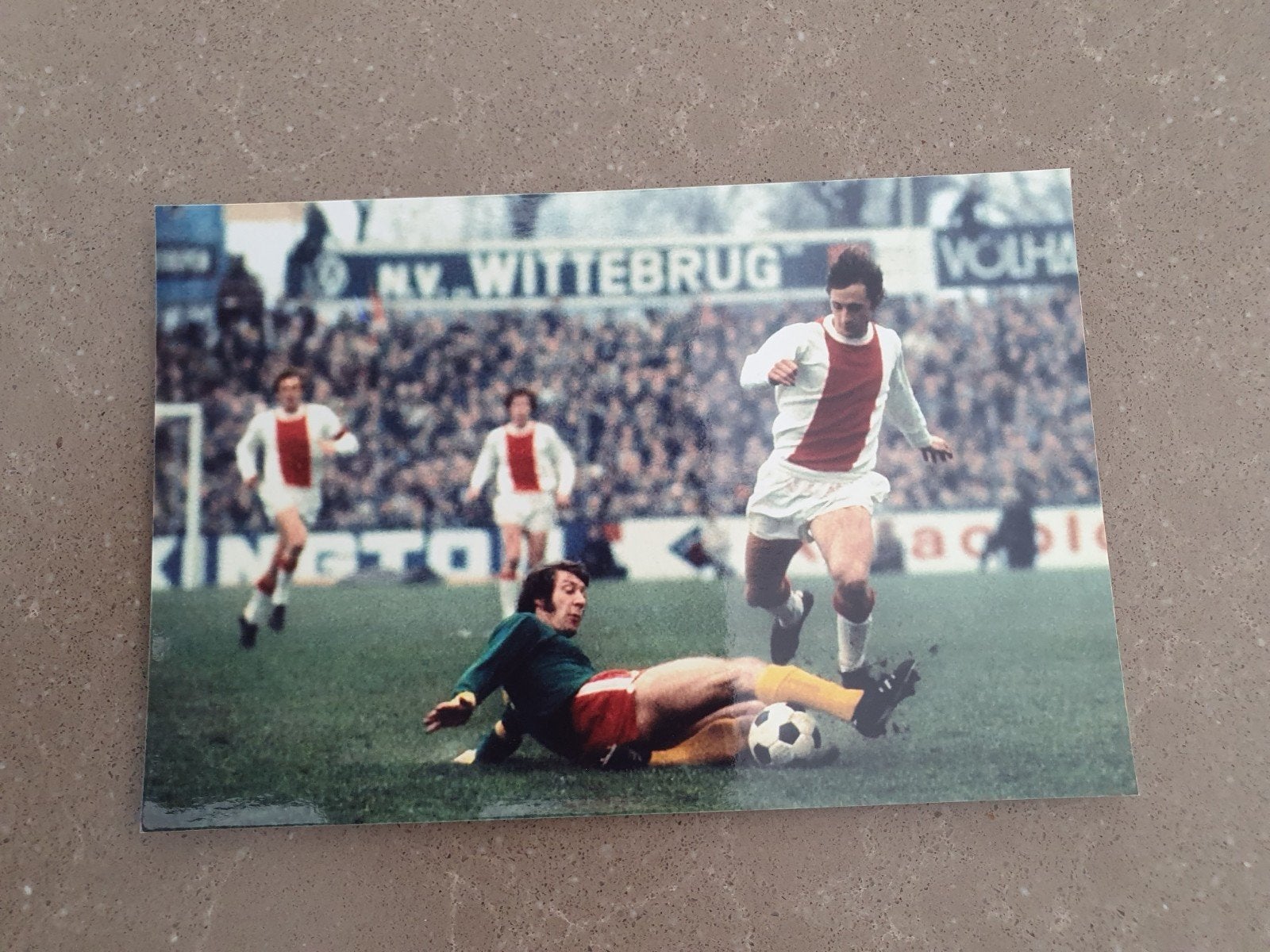 Johan Cruijff Ajax en Aad Mansveld ADO, Verzamelen, Ophalen of Verzenden, Zo goed als nieuw, Ajax