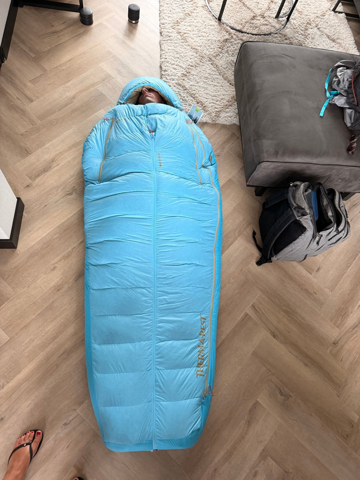 Nieuwe Thermarest Boost Mummie Slaapzak regular wide, Ophalen of Verzenden, Nieuw
