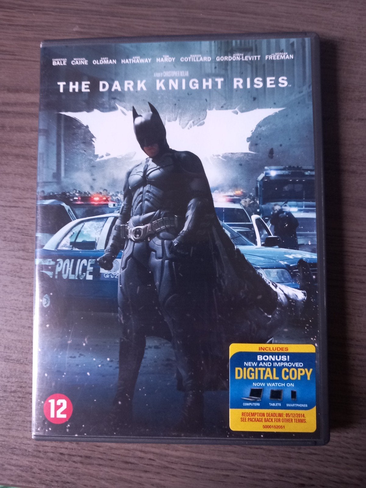 The Dark Knight Rises DVD - Actiethriller, Vanaf 12 jaar, Ophalen of Verzenden, Gebruikt, Actiethriller