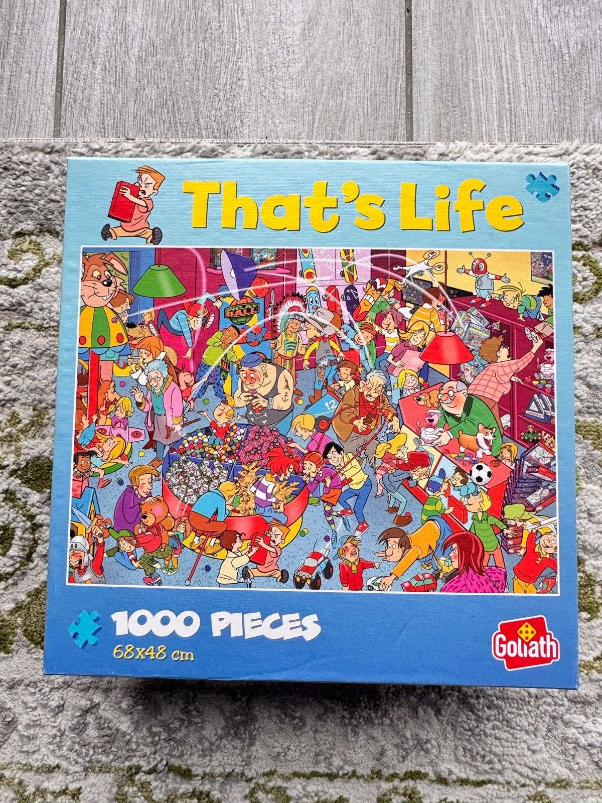 That's Life puzzel Goliath 1000 stukjes - Nieuw in doos, Ophalen of Verzenden, 500 t/m 1500 stukjes, Nieuw, Legpuzzel