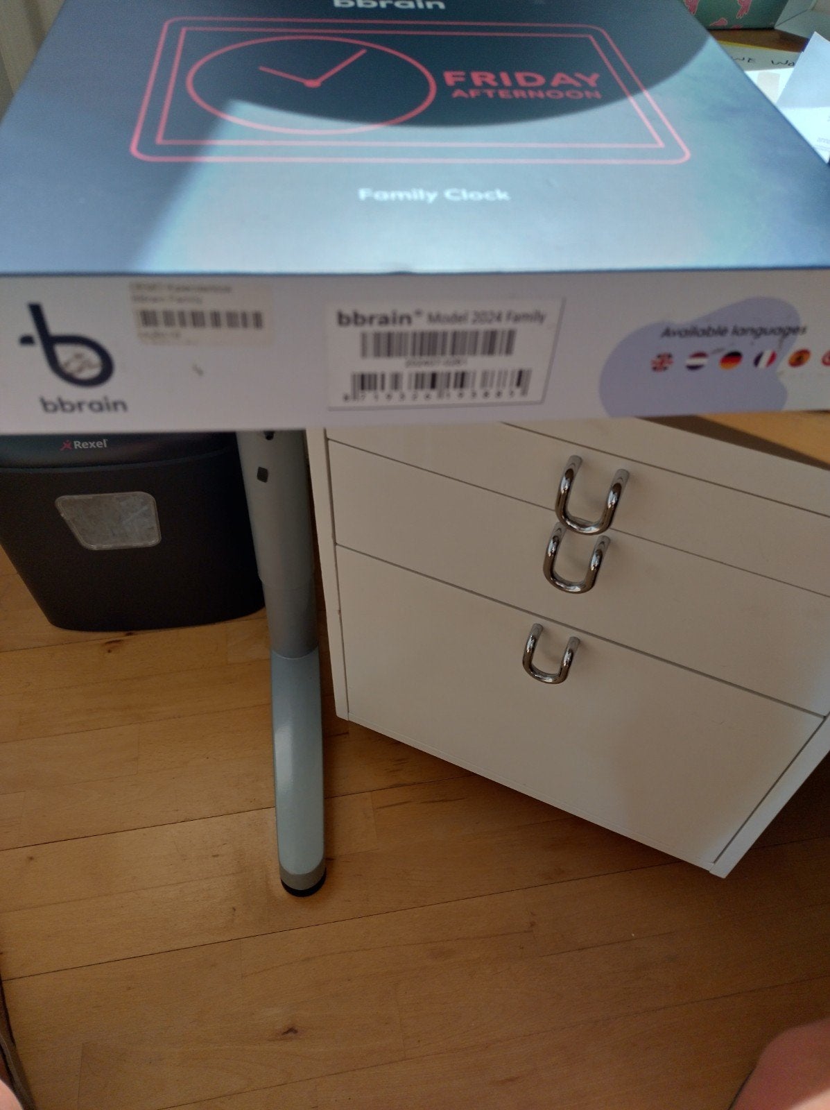Bbrain Family Clock - Digitale Dagklok voor Ouderen, Huis en Inrichting, Woonaccessoires | Klokken, Ophalen of Verzenden, Nieuw
