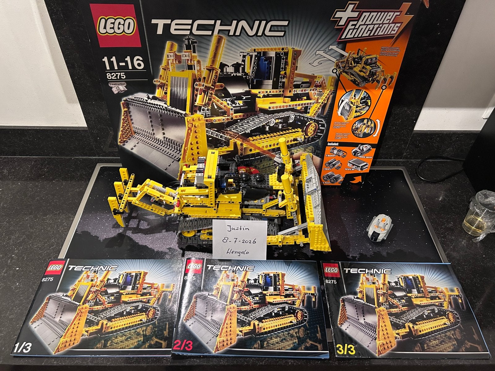 Lego Technic 8275 RC bulldozer, Lego, Compleet, Ophalen of Verzenden, Zo goed als nieuw