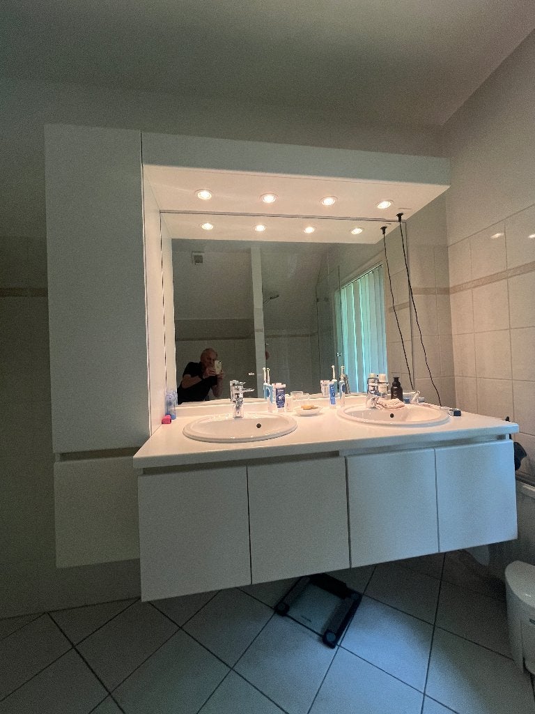 badkamer inrichting, Huis en Inrichting, Badkamer | Complete badkamers, Ophalen, Gebruikt, Met douche