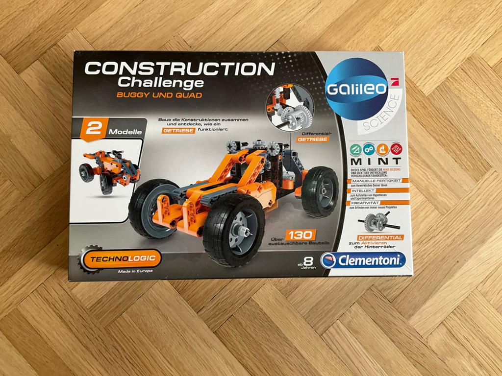 Clementoni Galileo Construction Challenge Buggy & Quad, Ophalen of Verzenden, Zo goed als nieuw, Overige merken