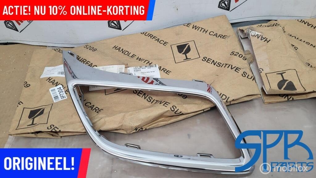 Diffuser VW Tiguan 5NA R-LINE CHROOM SIERSTUK UITLAAT ACHTER, Volkswagen, Nieuw, Ophalen of Verzenden, Volkswagen