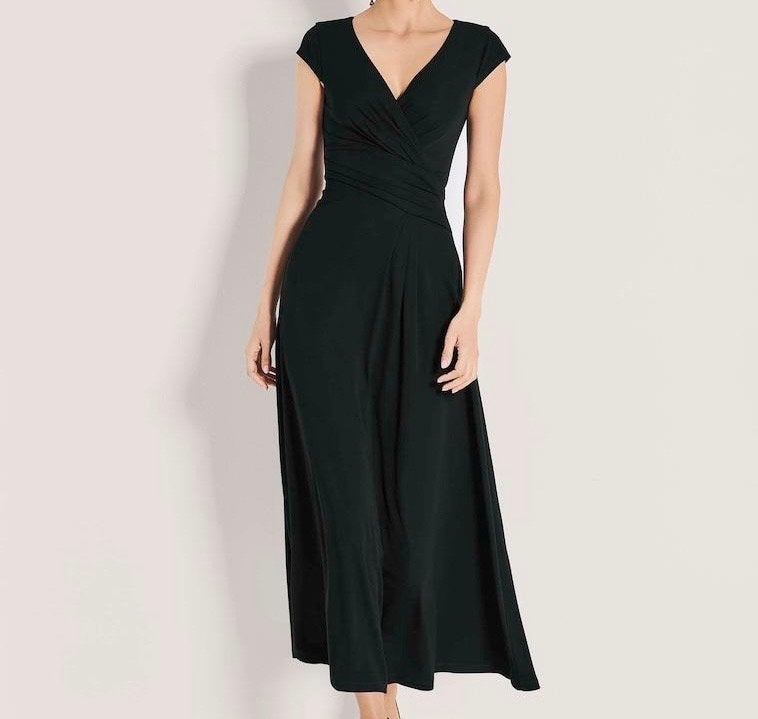 Madeleine zwarte maxi jurk maat 44 / XXL, Zwart, Maat 46/48 (XL) of groter, Nieuw, Ophalen of Verzenden