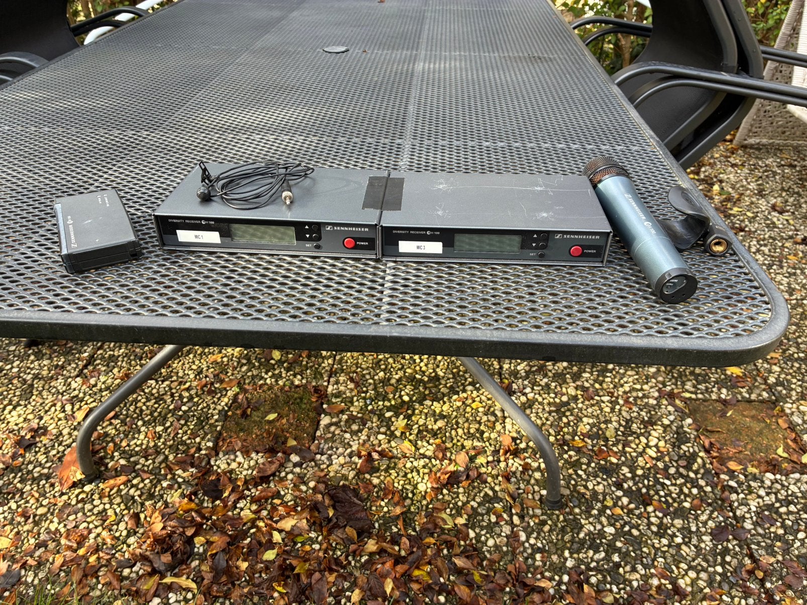 Sennheiser draadloze microfoons ew100 g1, Ophalen of Verzenden, Gebruikt, Zangmicrofoon, Draadloos