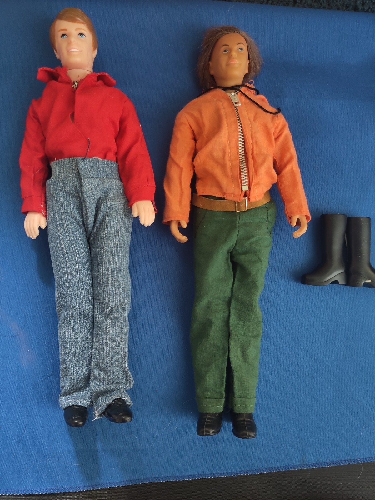 Vintage Barbie clone mannen met kleding en schoenen, Ophalen of Verzenden