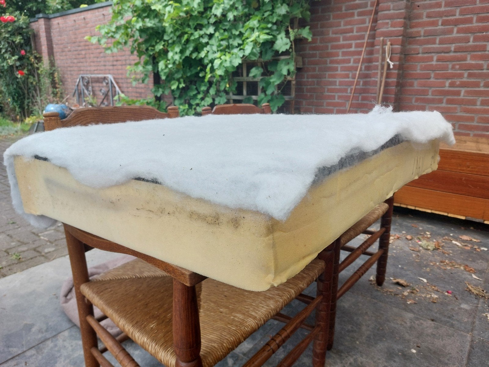 Polyether schuim, bankkussen, tuinkussen of hondenkussen, Ophalen, Overige materialen, Minder dan 75 cm, Tweepersoons