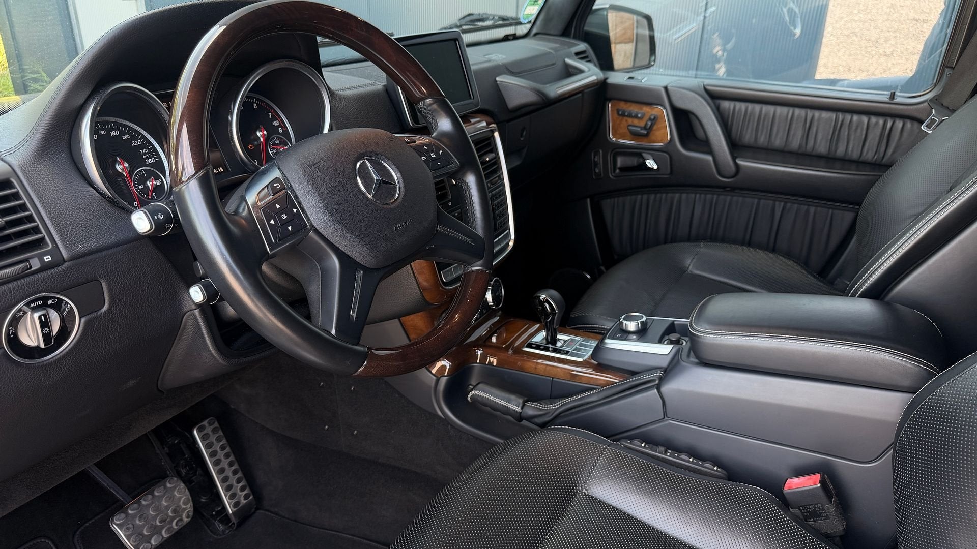 Mercedes-Benz G 500, Auto's, G-Klasse, Zwart, 563 pk, Bedrijf