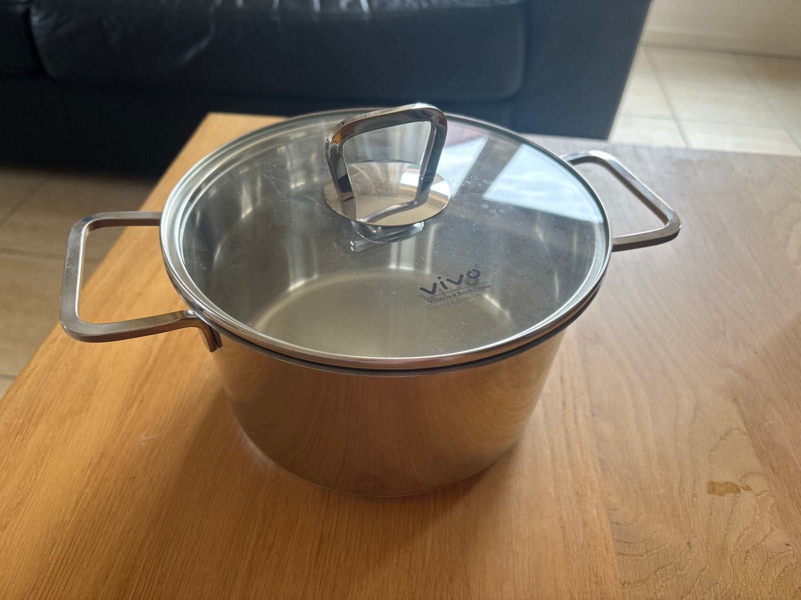 VIVO Villeroy & Boch RVS Kookpan 2.5L - Inductie Geschikt, Nieuw, Ophalen of Verzenden, Rvs, Kookpan
